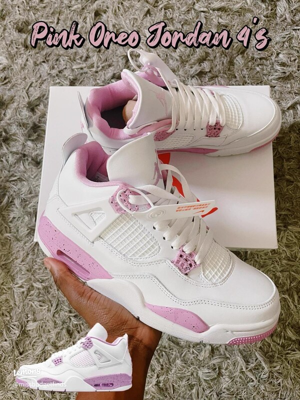 Air Jordan 4 White Pink Oreo MakerPlace by Michaels
